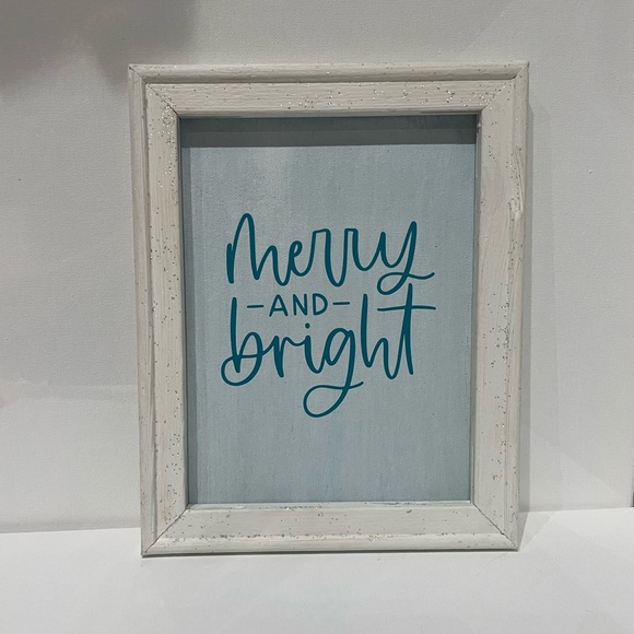 Merry & Bright Sign - Picture 4 of 4